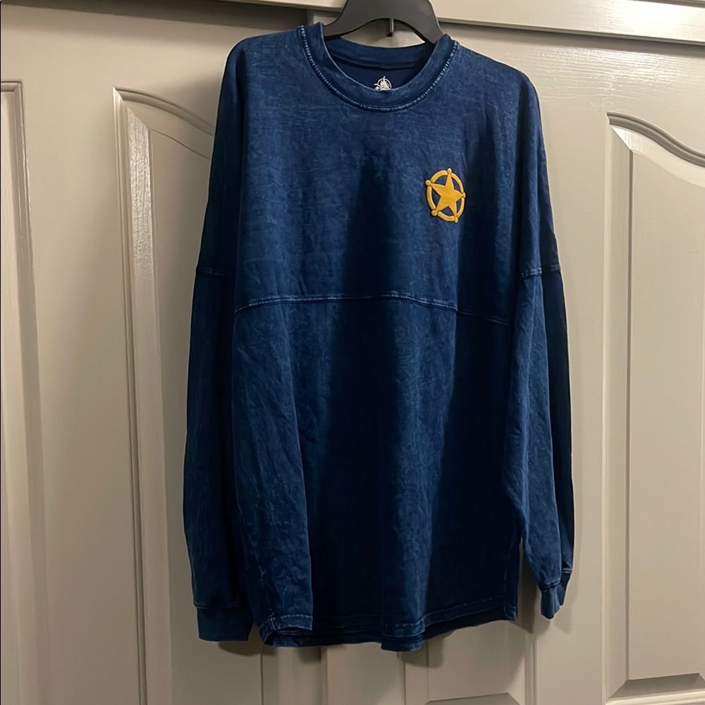 Disney Blue Long Sleeve with Yellow Woody Design